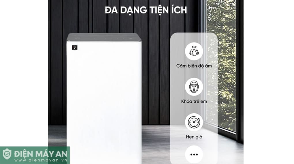 Máy hút ẩm Sharp DW-T30HV-W